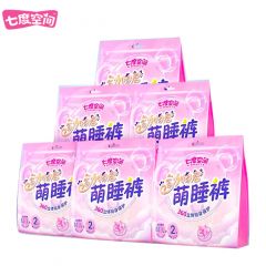 七度空间（SPACE 7）萌睡裤超薄透气考拉裤型卫生巾经期裤安全防漏 萌睡考拉裤12条 M-L码
