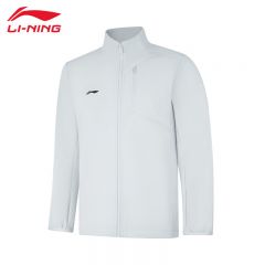 李宁（LI-NING） 防风保暖男款夹克AJDU301-1水滴灰5XL