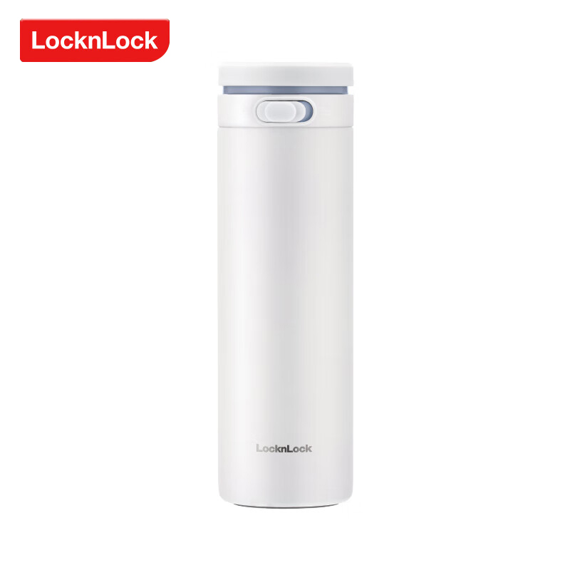 乐扣乐扣（LOCK&LOCK） LHC3274WHT保温保冷一键开盖内置茶网保温杯316不锈钢内胆白色430ml
