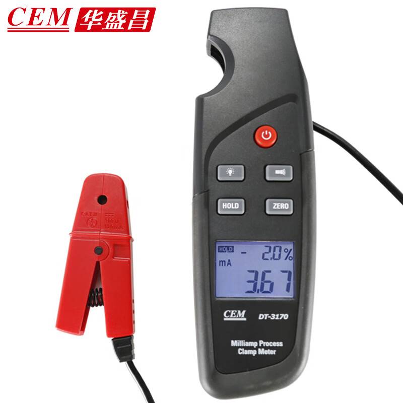 华盛昌（CEM） DT-3170数字钳形表高精度毫安级真有效值电流表