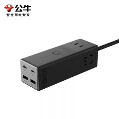 公牛（BULL） 插座 接线板GNV-MC1103 快充100W三位2USB+2type-c