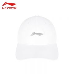 李宁（LI-NING） AMYV027-2舒适透气棒球帽中性遮阳帽白色F码