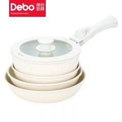 德铂（Debo） 苏伦格锅具套装6件套 DEP-921 白色