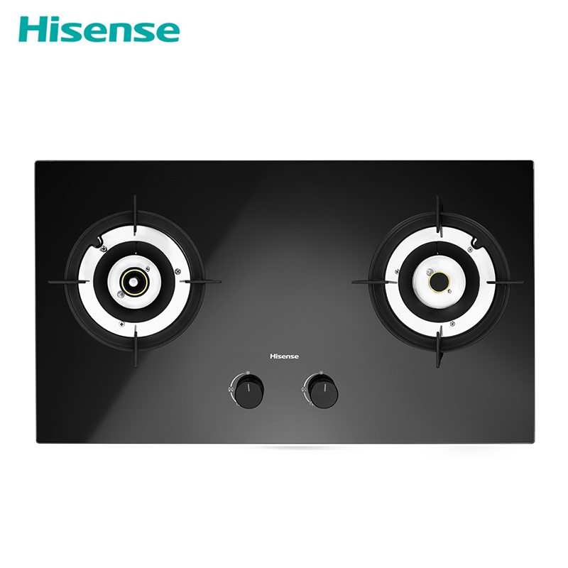 海信（Hisense） 燃气灶 双灶家用 天然气灶双灶具 5.1kW 家用猛火灶 点火即燃 双灶台嵌两用全进风JZT-HB313A