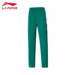 李宁（LI-NING） 舒适保暖女款卫裤AKLUA22-3石绿色2XL
