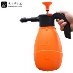 九千谷  6096 泡沫喷壶 喷雾器汽车浇花壶气压式喷水壶浇水壶橙色2L加厚