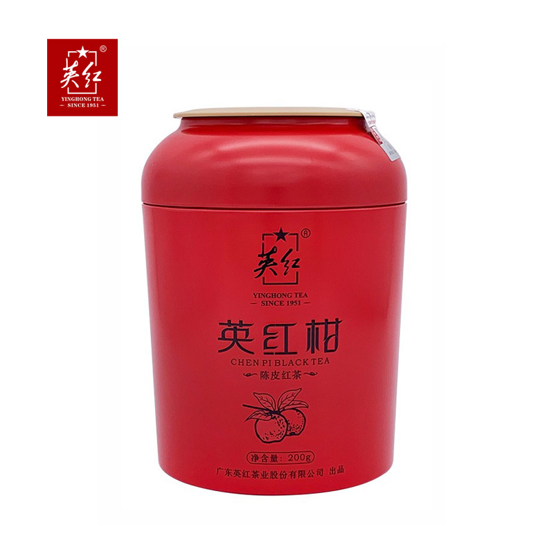 英红 英红柑200g 新会小青柑红茶 英德红茶 小青柑茶叶 节日送礼 罐装