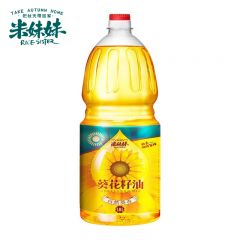 米妹妹 物理压榨食用油 葵花籽油1.8L 1桶
