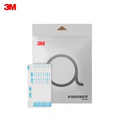 3M 双面胶 CIP66 无痕强力泡棉胶带 白色 150MM*20MM*1mm 10片/包