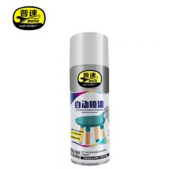 普速 自动喷漆白色墙面涂鸦修复 不掉色 金属防锈漆 家具用木器漆40# 400ML PUSU7059