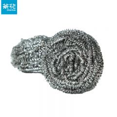 茶花（CHAHUA）B4301P 钢丝球不掉丝刚丝擦厨房刷锅洗碗网大号不锈钢清洁球 3个装