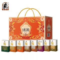 塞翁福 有机杂粮（红）3200克 有机五谷杂粮绿豆黄小米黄豆高粱米等 盒