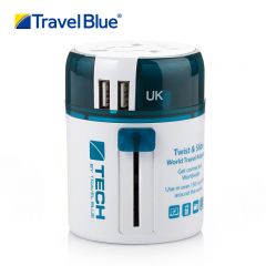 蓝旅（TRAVEL BLUE） “魔方”环球通用转换插座+2×USB 270