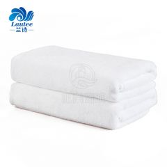 兰诗（LAUTEE）  加厚超细纤维毛巾定制毛巾超强吸水巾白色 30*70cm10条装 FW-2053