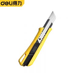 得力（deli） DL003A自锁美工刀壁纸刀裁纸刀地毯刀快递开箱刀15刀头