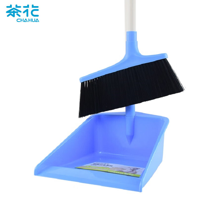 茶花（CHAHUA）扫把簸箕塑料套装组合家用不粘头发垃圾铲扫帚