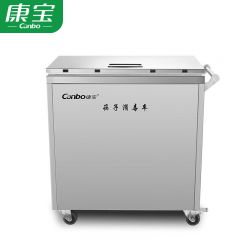 康宝（Canbo） 筷子消毒柜 商用推车消毒柜 万向刹车轮 餐厅酒店学校食堂 大容量筷子消毒车 高温热风循环烘干 XDZ100-B1【100升】 304不锈钢篮