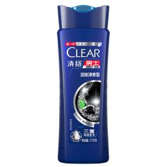 清扬（CLEAR） 男士洗发露深层净澈型蓝瓶175g 新旧包装随机发货
