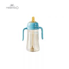 英氏（YEEHOO） S41A一杯三嘴PPSU水杯天空蓝