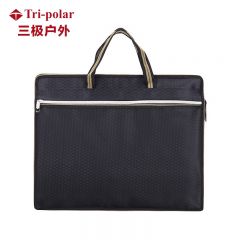 三极户外（Tri-polar） TP2038手提牛津布文件包会议文件资料袋商务出差公文包黑色