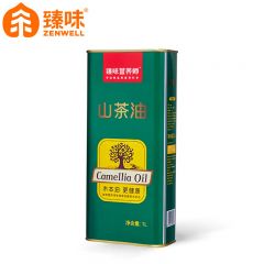 臻味 营养师低温压榨山茶油1L 罐