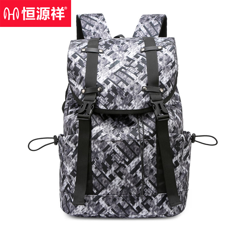 恒源祥  HYX024XB多功能时尚经典双肩包马赛克