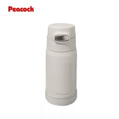 孔雀（Peacock）  DPA-40白色保温杯316不锈钢儿童学生可用水杯子400ml