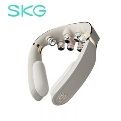 SKG S3233AA 颈椎按摩器 G7二代豪华米金色折叠肩颈护颈部脖子按摩仪