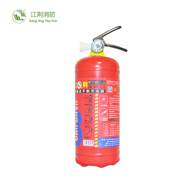 江荆 梅花底手提式干粉灭火器3kg MFZ/ABC3-JJ