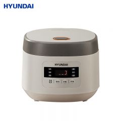 HYUNDAI 电饭煲白色家用3L大容量电饭锅 米汤分离智能预约家用多功能蒸煮沥米饭锅煮饭煲汤QC-FB0225