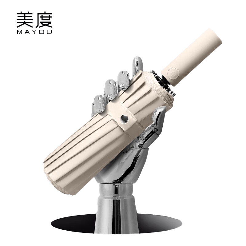 美度（MAYDU） M3316全自动黑胶晴雨伞防晒防紫外线晴雨两用太阳伞加大雨伞梧桐米