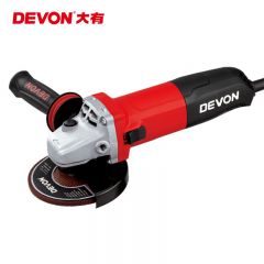 大有（Devon）100mm侧开关角磨机2827 细手柄710W角向磨光机切割机打磨机手磨机抛光机 专业五金电动工具