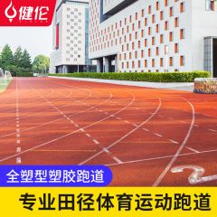 健伦（JEEANLEAN）塑胶跑道 JL-9133学校操场体育场透气型塑胶跑道 全塑型跑道 13mm