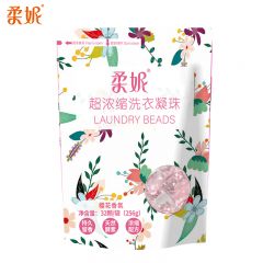 柔妮  浓缩洗衣凝珠持久留香 樱花香氛8g*32粒袋装
