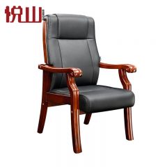 悦山 单位椅电脑椅子家用靠背椅 办公电脑椅会议椅子西皮 680*750*1070 把