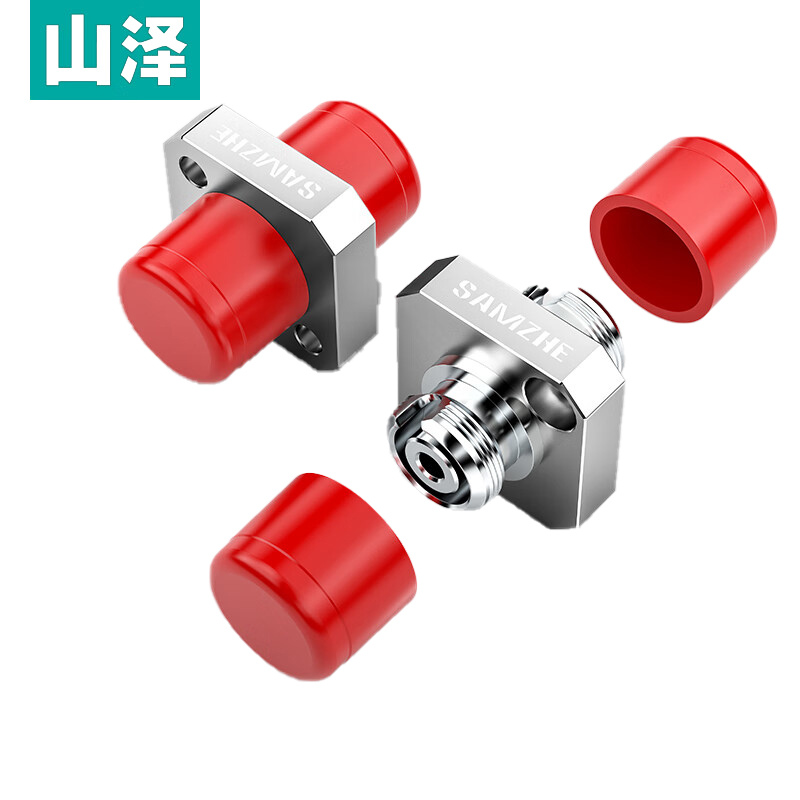 山泽（SAMZHE） GFF-50 光纤适配器FC接口法兰盘光纤适配器转接器电信级FC-FC单工（50个装）