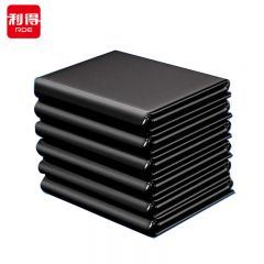 利得  加厚特厚塑料袋大码厨房物业酒店大号垃圾袋厨房 80*100 5丝 50只