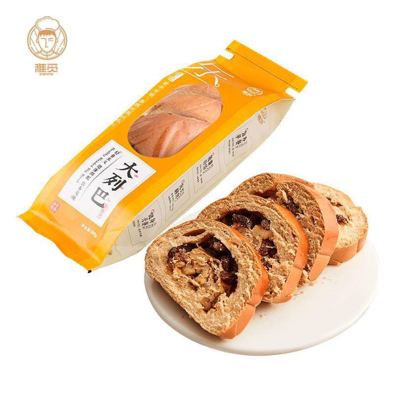 雅觅 黑麦俄罗斯大列巴500g 大列巴果仁夹心面包 早餐含膳食纤维葡萄干健康代餐丰富坚果