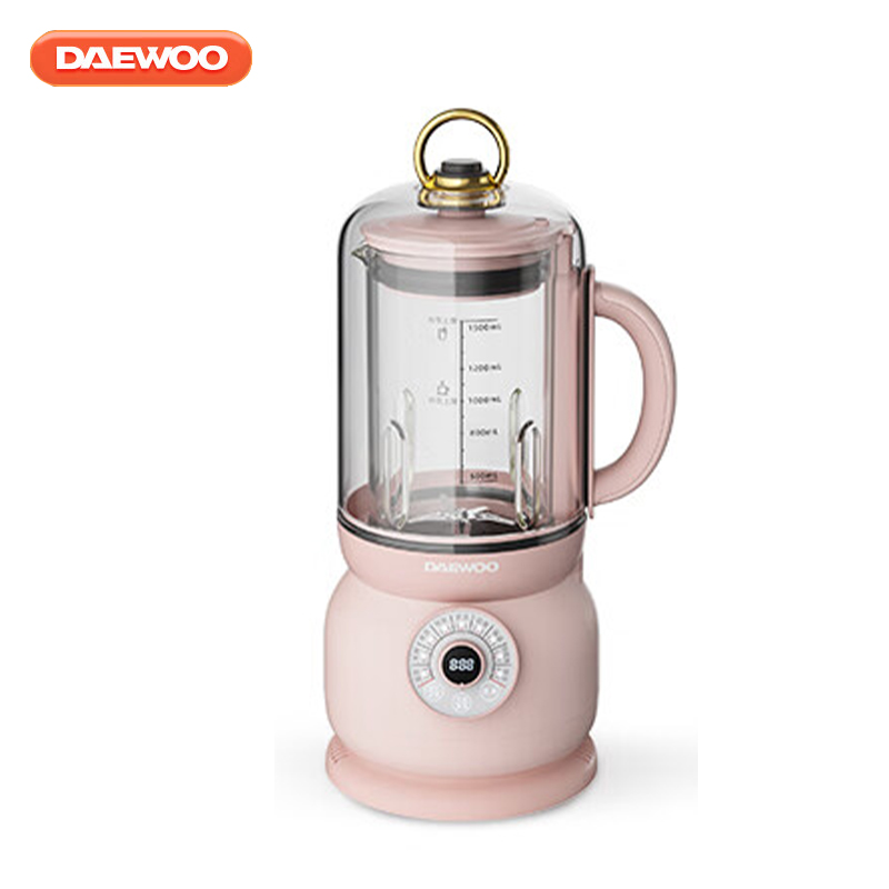 大宇（DAEWOO） FP02粉色破壁机低音豆浆机迷你全自动免手洗搅拌机营养调理机家用