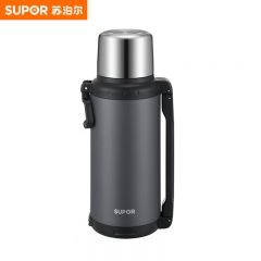 苏泊尔（SUPOR） KCV20BV10 极光旅行保温壶304不锈钢保温瓶车载水壶户外暖水瓶漫暮黑2.0L