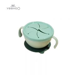 英氏（YEEHOO） C26B蟹腿柄3合1吸管碗绿色