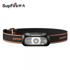 神火（SupFire）强光充电防水头戴式LED头灯超轻应急灯 HL05-G（带感应续航约5.5小时）