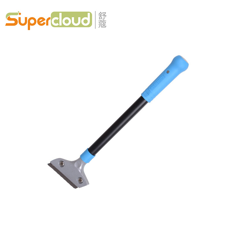 舒蔻   清洁刀铲刀保洁工具 玻璃胶打胶美缝剂施工工具清缝刀刮刀 玻璃瓷砖清洁除胶保洁铲子 40CM 蓝色