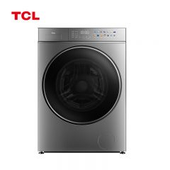 TCL G100P7-D滚筒单洗10公斤超级筒P7超薄滚筒洗衣机 1.2洗净比 精华洗 540mm大筒径 全域免污