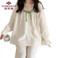 俞兆林 初恋青提ZY-SYW144 清新简约少女宽松家居服 M