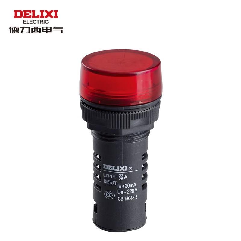 德力西电气 指示灯 信号灯警示灯 LD11-22B AC 380V 红色