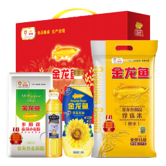 金龙鱼 米面油组合 G款 3500g+2200ml