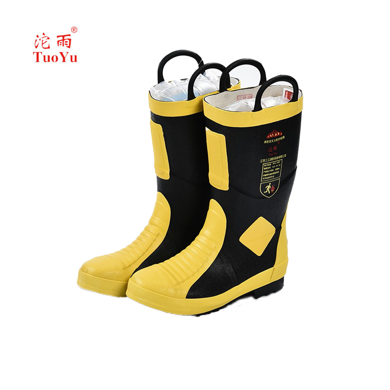 沱雨 TUOYU   RJX-245A  消防靴消防员战斗靴灭火靴事故救援靴