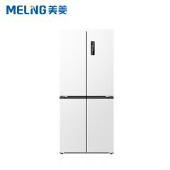 美菱（MeiLing） BCD-418WP9CZJC冰箱418升超薄嵌入式十字双开门底部散热全空间净味冰箱 家用一级能效双变频智能无霜大冰箱白色