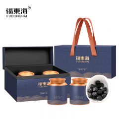 福东海 去柄黑枸杞子礼盒280克 青海特产滋补品送长辈140gx2罐